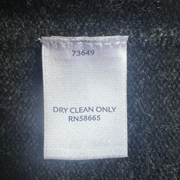 JWN Men's 100% Cashmere Gray Argyle Full Zip Cardigan Sweater Preppy Academia- L - Picture 9 of 10